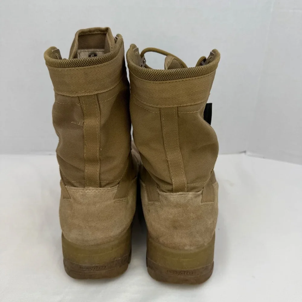 Rockrooster Mens AB5010 MGDB 8in Coyote Tactical Combat Boots Brown EEE 10.5